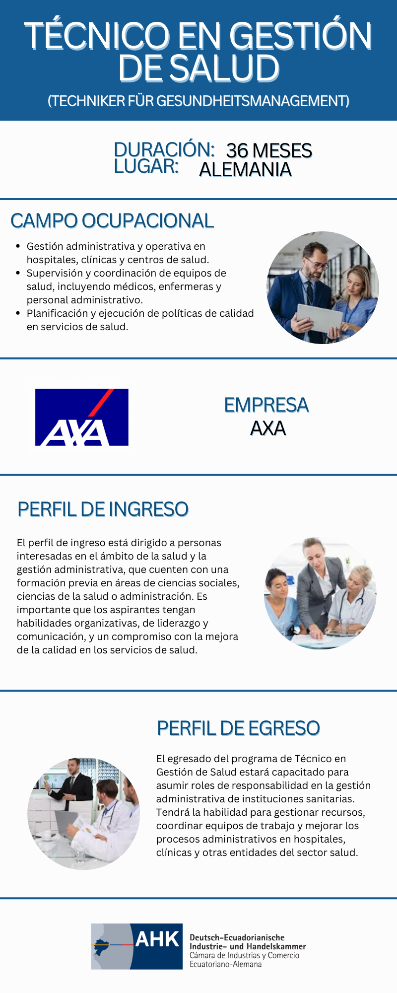 Técnico en Gestión de Salud