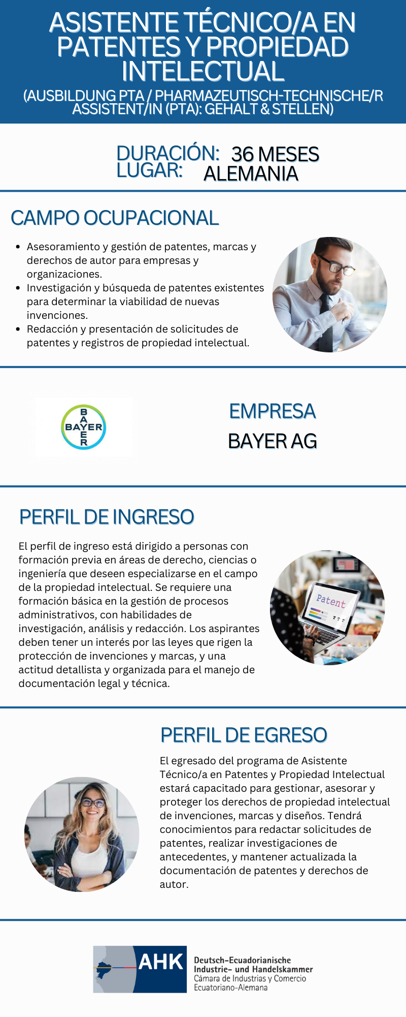 Asistente Técnico/a en Patentes y Propiedad Intelectual