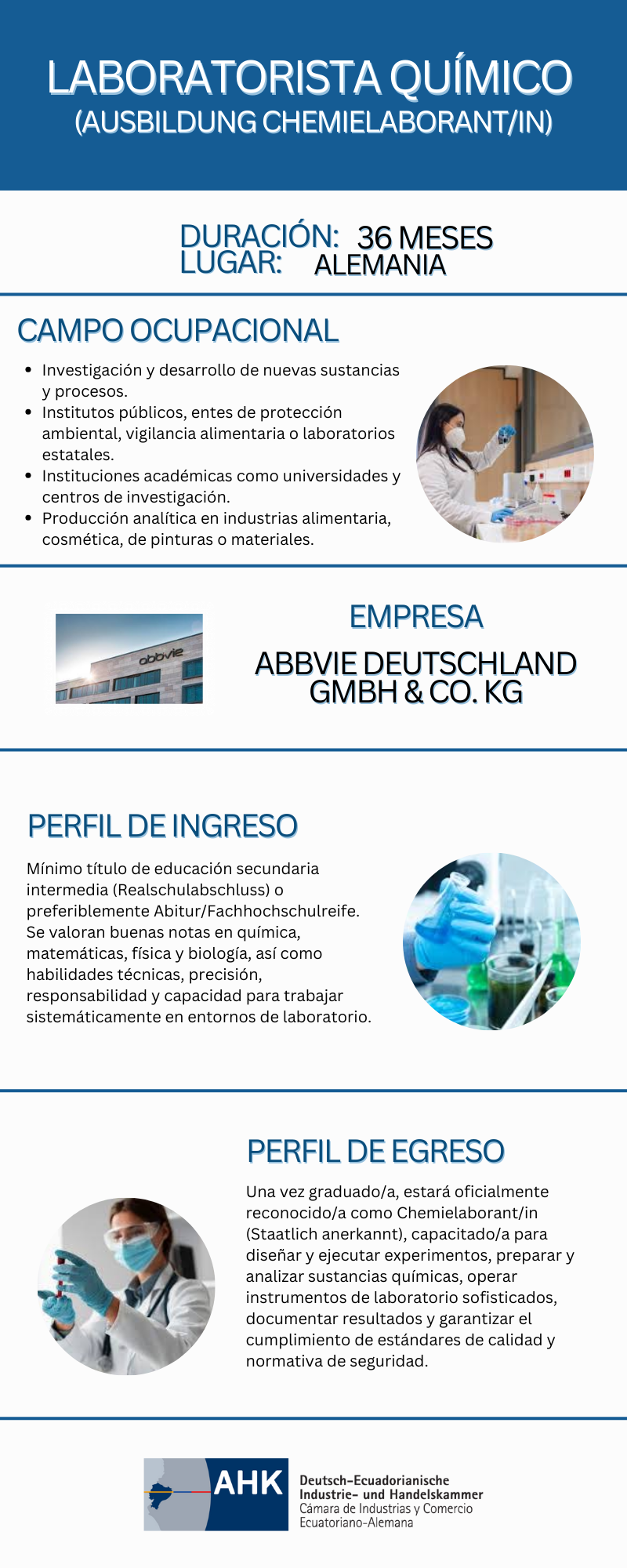 Laboratorista químico