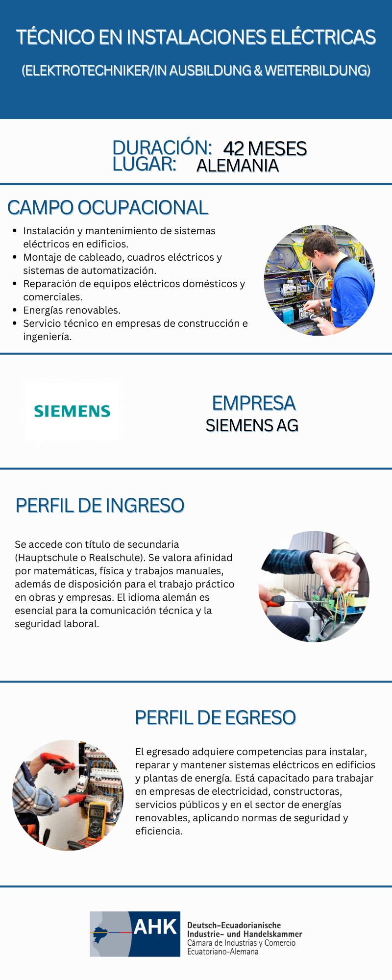 Técnico en Instalaciones Eléctricas